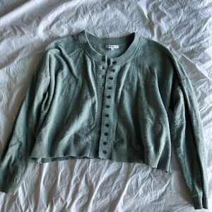 Madewell Women's Sage Green Cardigan Sweater